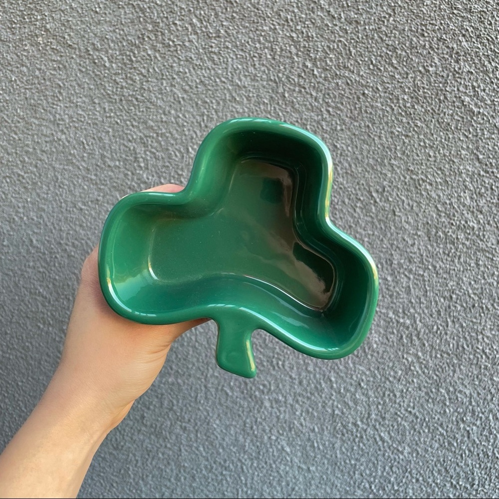 Vintage dead stock Shamrock dish by Chantal